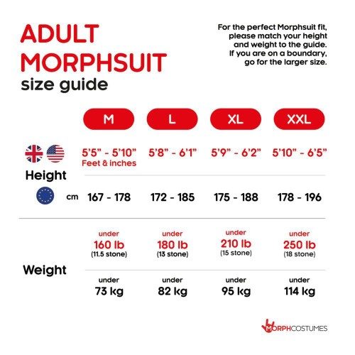 Costume Black Morphsuit Adult Medium Carousel 2