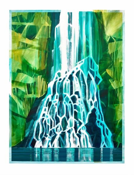 Charity Art Auction - 'Karekare Falls' Print by Michelle McIver Carousel 1