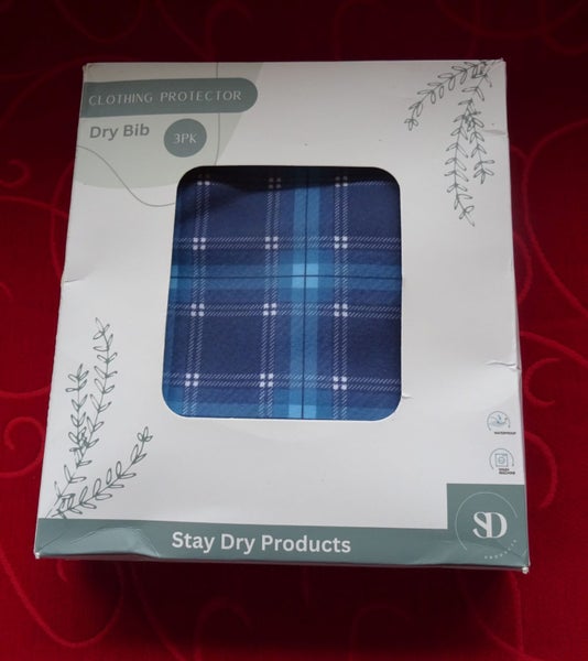 NEW! Dry Bib Clothing Protector x3 STAY DRY RRP $69.90 Carousel 1