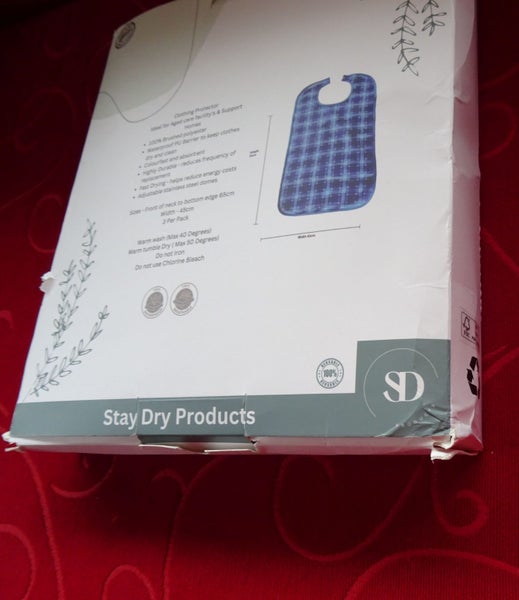 NEW! Dry Bib Clothing Protector x3 STAY DRY RRP $69.90 Carousel 4