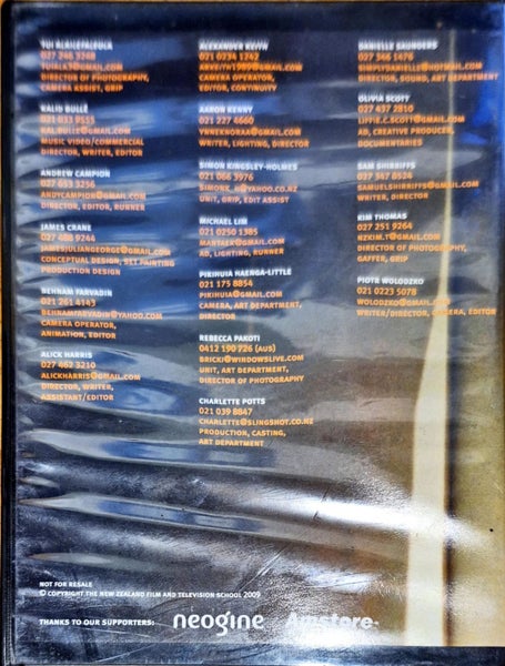 New Zealand Film and Television School - Vol 17 Carousel 2