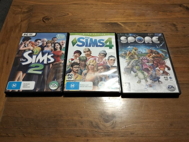 Pc Games (Sims 2, Sims 4, & Spore) Carousel 1
