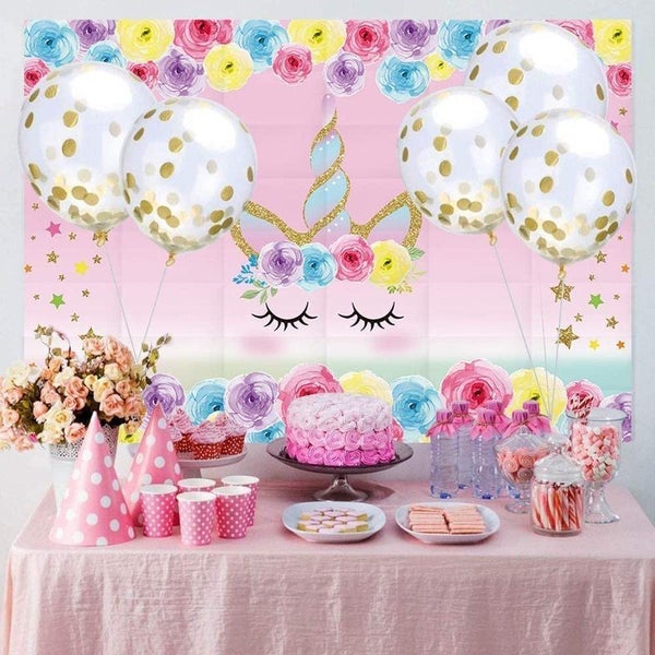 Unicorn Photo Backdrop Carousel 1