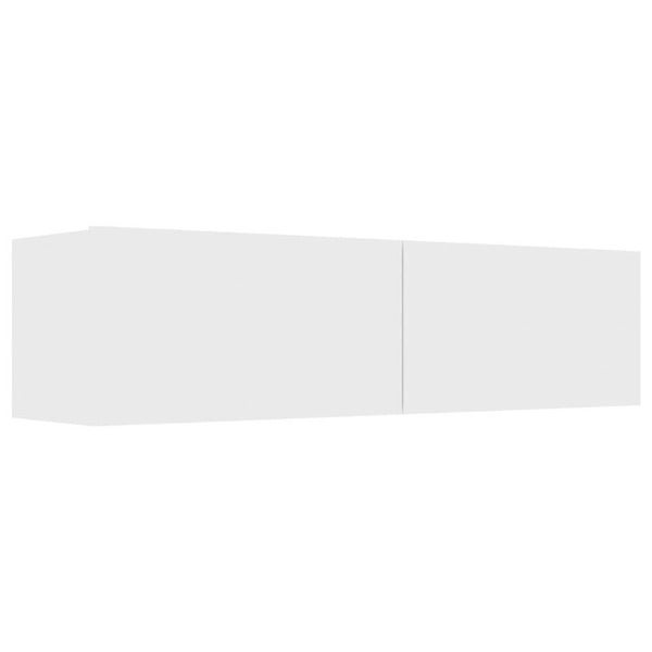 Vida Xl Tv Cabinet White 120X30x30 Cm Engineered Wood Carousel 1