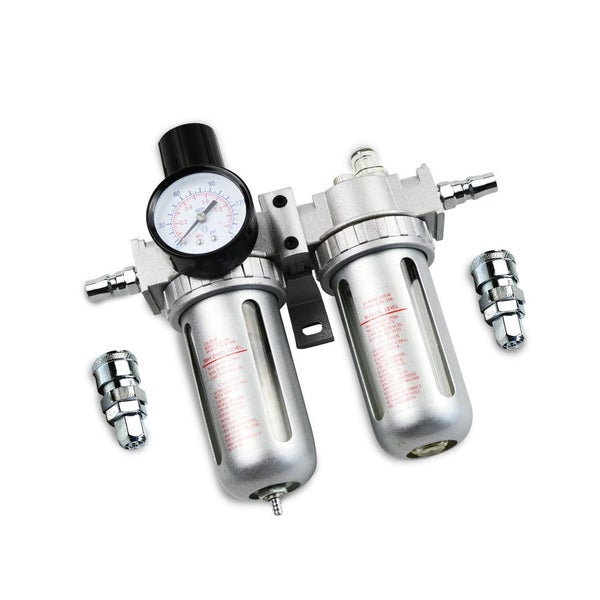 X-Bull Air Compressor Moisture Filter Water Trap Regulator Mount Fitting Carousel 1