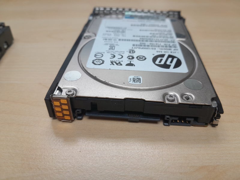 HPE 1.2TB SAS Drive in Caddy Carousel 2