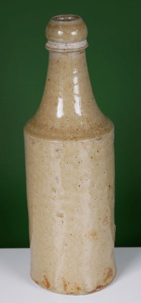 Attractive, Crudely made c1850s All Tan Stout / Porter Bottle Carousel 2