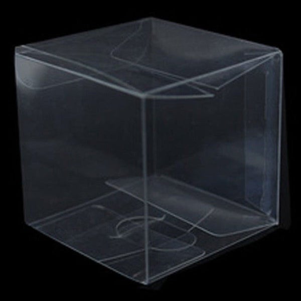 My Decorations 50 Pack Of 7Cm Clear Pvc Plastic Folding Packaging Small Rectangl Carousel 2