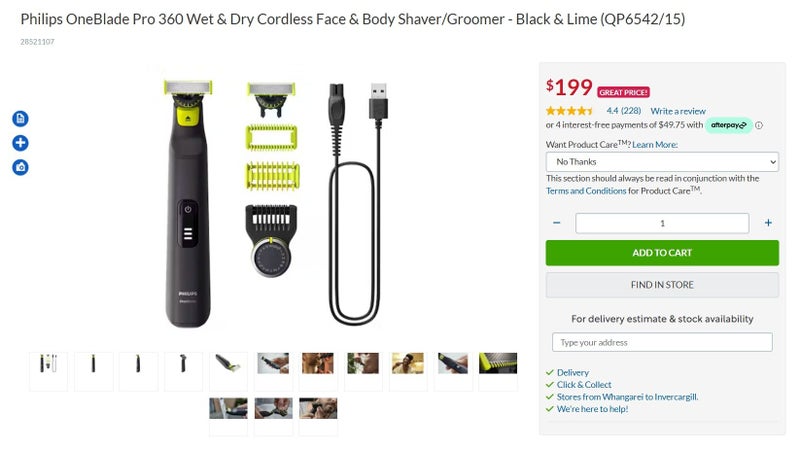 Philips OneBlade Pro 360 Face + Body Shaver / Beard Trimmer / Body Groomer - NEW Carousel 2