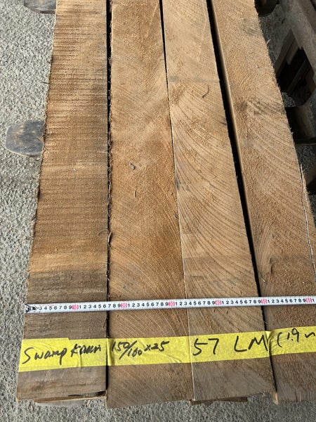 57 LM 150/170× 25 mm Solid Swamp Kauri Timber Lot –(Kiln-Dried)64050486038018112