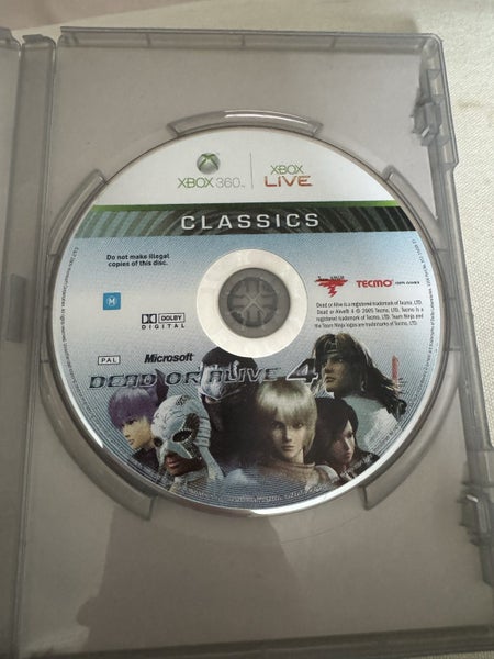 Xbox 360 dead or alive 4 Carousel 2