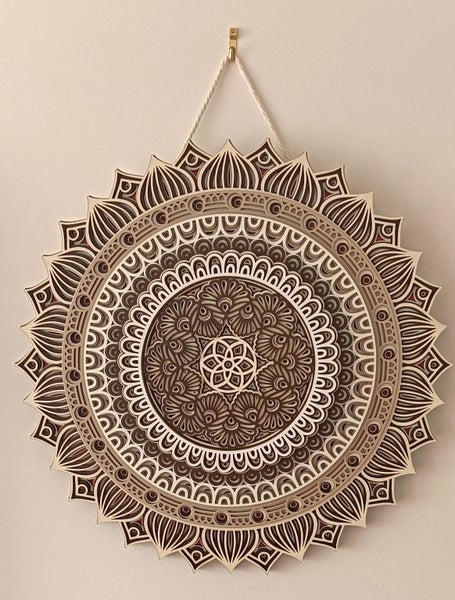 Calming Lotus (Laser Multi Layer) Carousel 1