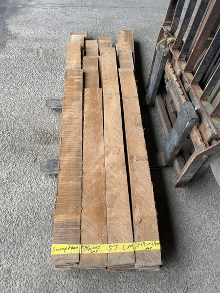 57 LM 150/170× 25 mm Solid Swamp Kauri Timber Lot –(Kiln-Dried)64050486038018110