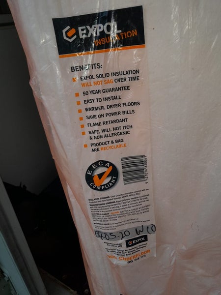 Expol underfloor insulation. Carousel 4