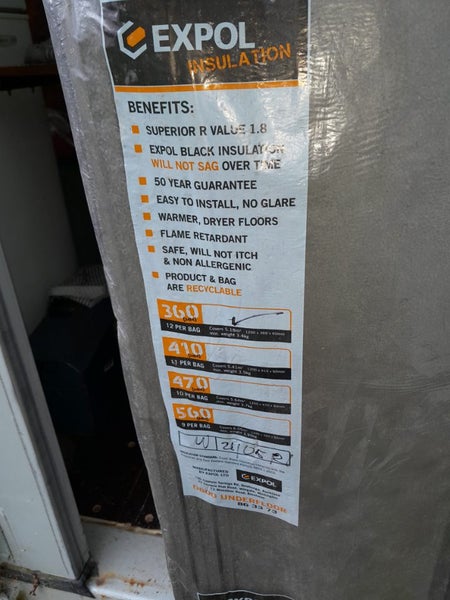 Expol underfloor insulation. Carousel 2