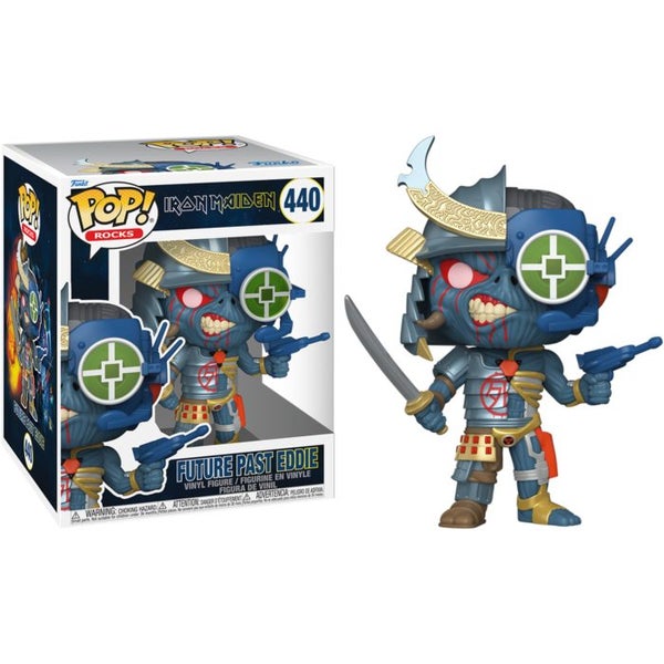 Iron Maiden - Future Past Eddie Super Sized 6" Pop! Vinyl Figure Carousel 1