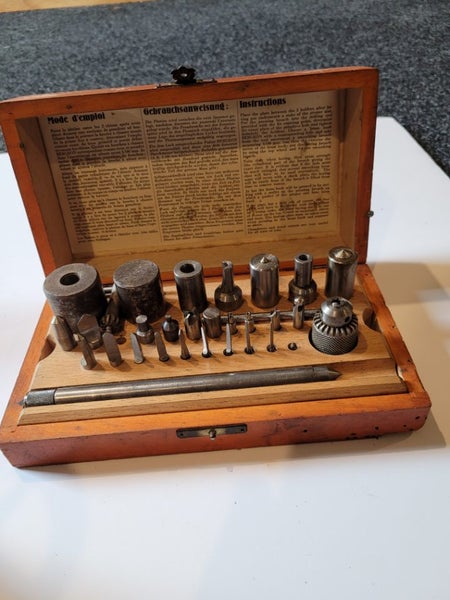 Old Clock repairing tools and Parts Carousel 1
