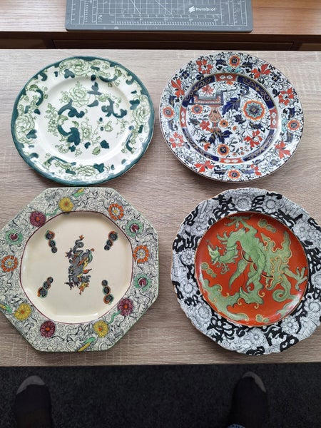 Mason's China Plates (4) Carousel 1