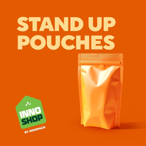 1 LTR SILVER NOZZLE STAND UP POUCH + CAP 155X270X45 (100 pouches) $69c each Carousel 2
