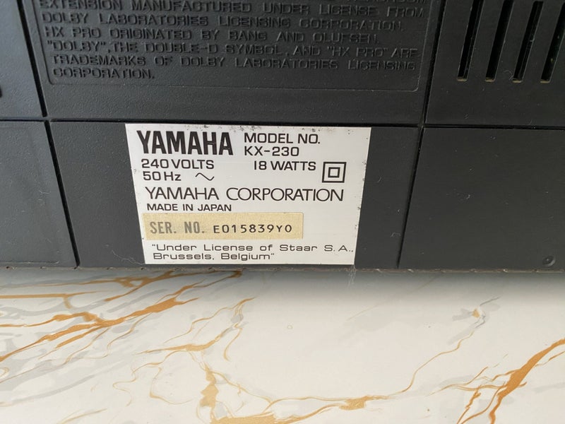 ~$1R Yamaha natural sound stereo cassette deck KX-230~ Carousel 3