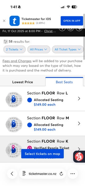 Come Together – Led Zeppelin II - 1 x Floor ticket $150 value Carousel 2