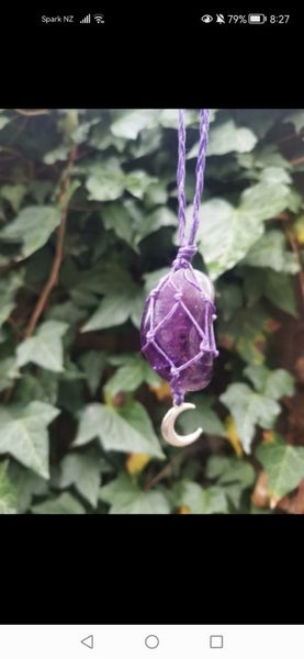 Amethyst Crystal Necklace Carousel 1