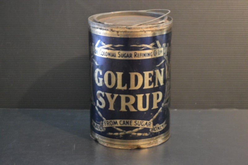 Original Large Vintage Golden Syrup Tin - 7 1bs Net Carousel 1