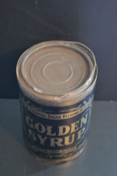 Original Large Vintage Golden Syrup Tin - 7 1bs Net Carousel 6