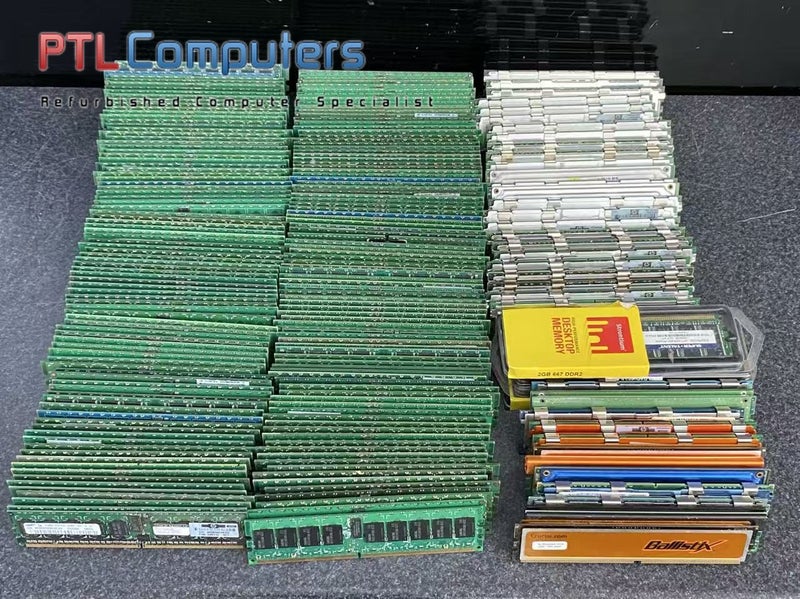 *$1 Reserved* Server DDR2 ECC 512MB 1GB RAM in bulk Mix brand Samsung Hynix etc Carousel 1