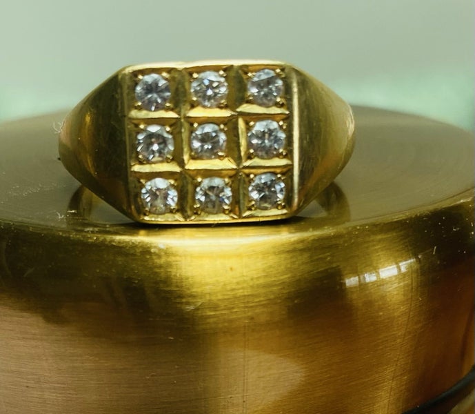 18ct Men’s Diamond ring Carousel 1