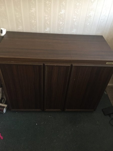 Vintage Sewing Cabinet Carousel 1