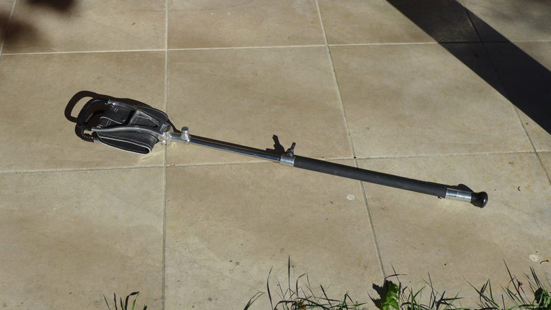 Shooting Stick, adjustable, as new, unwanted gift, leather seat, solid Carousel 1