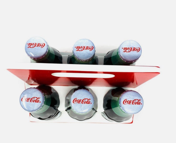 Coca-Cola Six Pack Ceramic Cookie Jar in original box Carousel 5