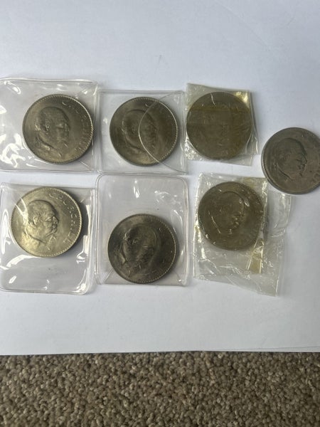 7 Winston Churchill 1965 coins Carousel 1