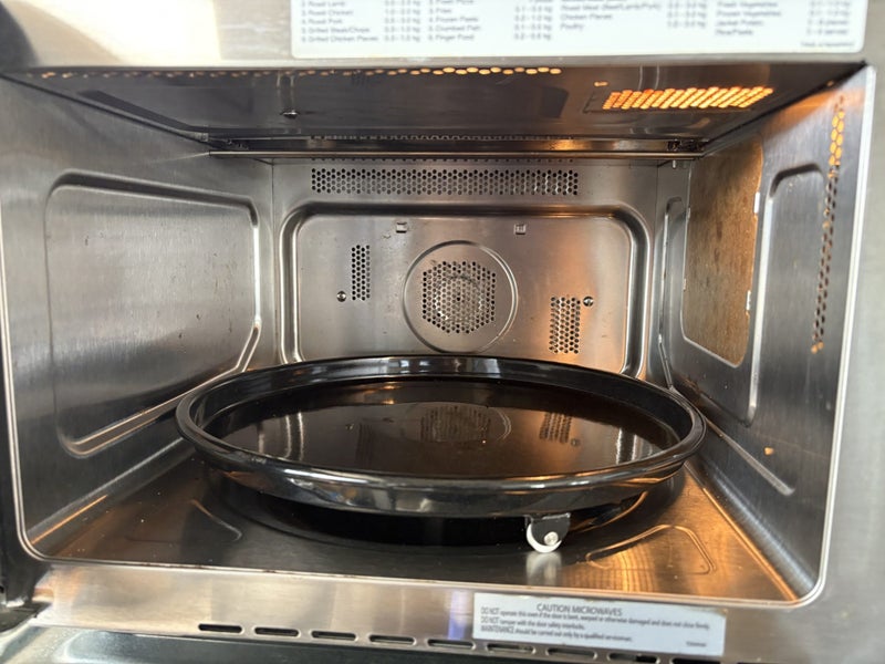 Sharp compact microwave oven stainless steel finish Carousel 2