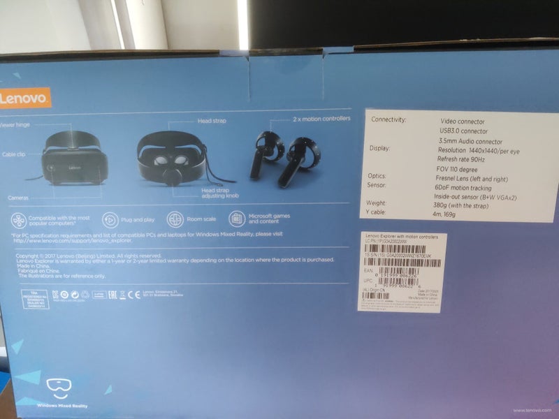 Lenovo Explorer VR headset - New Carousel 2