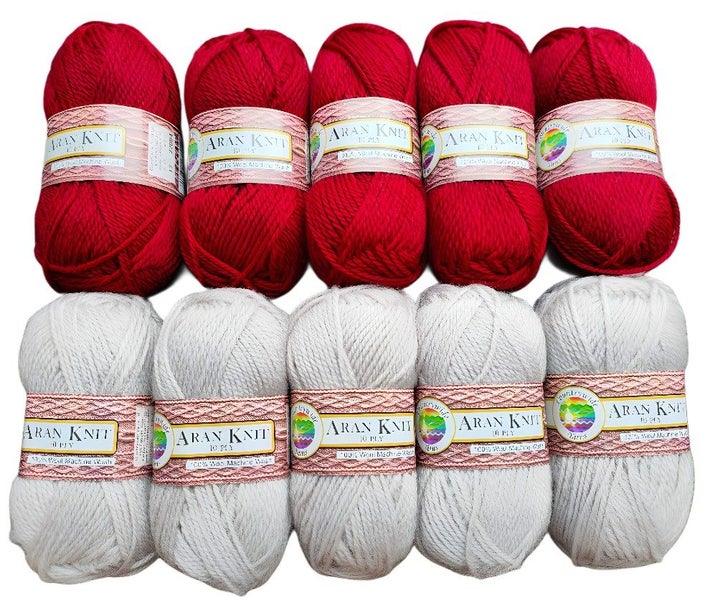 Countrywide Yarns Aran Knit 10ply 10 Pack ***$1 Reserve*** Carousel 1