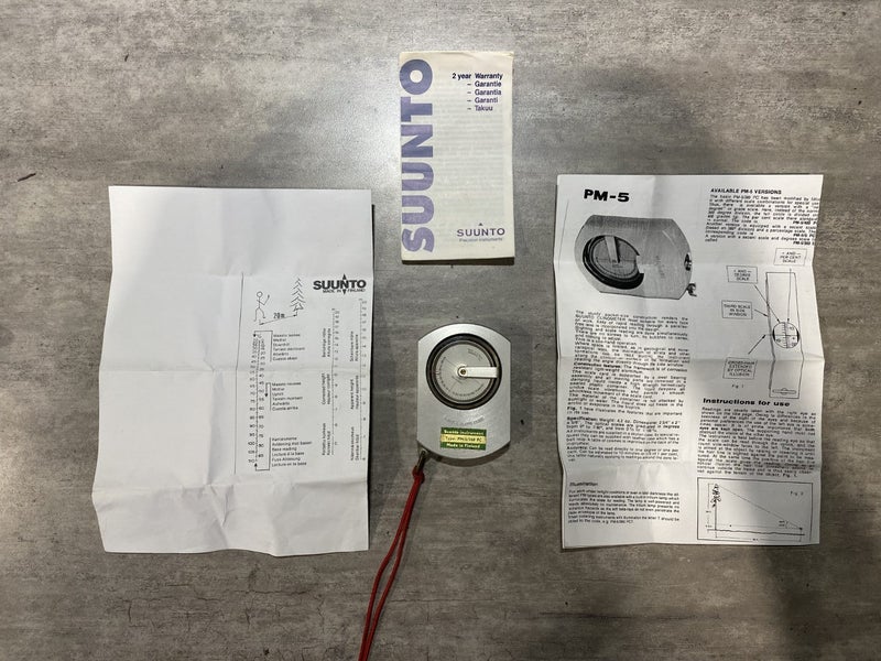 Suunto PM-5 /360 PC Clinometer – 1992, Made in Finland Carousel 1
