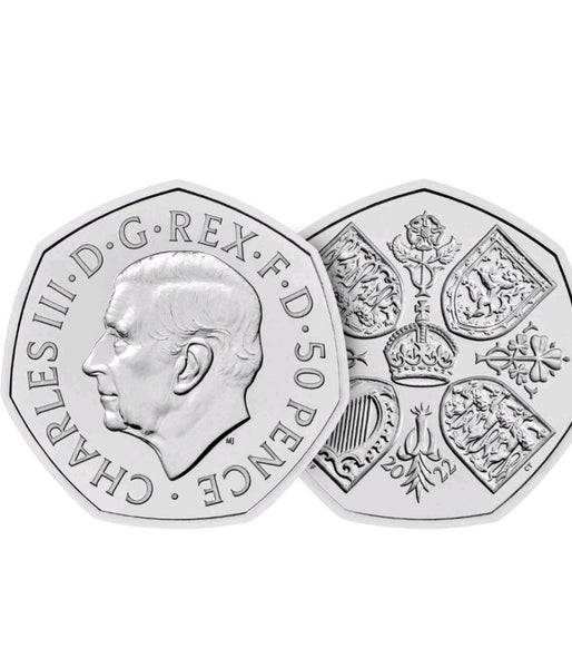 First coin with King Charles lll effigy Carousel 1