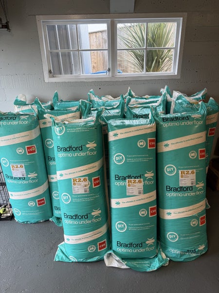 13 x Bradford R2.6 underfloor insulation (total coverage 55.9M2) Carousel 1