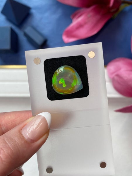 $1RES ~ $2580 Buy Now * 12.10ct Welo Opal with Intense Patchwork Pattern Carousel 6