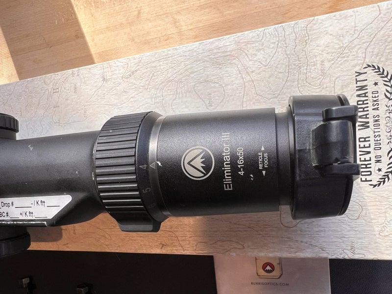 Burris Eliminator 3 Laser range finding rifle scope64054965008003113