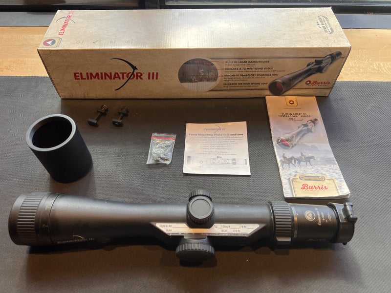 Burris Eliminator 3 Laser range finding rifle scope64054965008003112