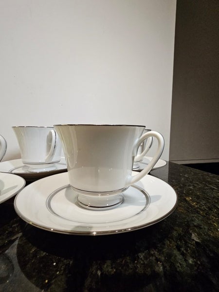 Noritake “Galaxy” (Pattern L554) — 6 Pristine Teacup & Saucers + 6 Cake Plates64823932560899114