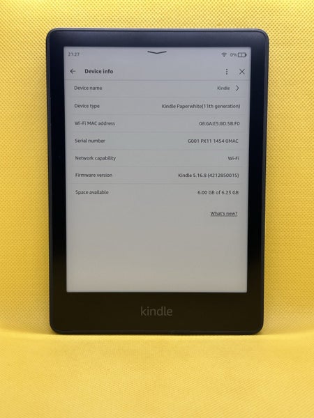 Kindle Paperwhite 11th Gen 8GB Carousel 2