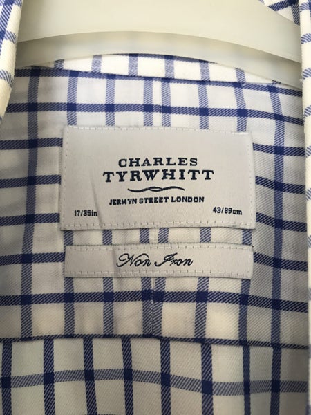 SHIRT CHARLES TYWHITT MADE IN LONDON EXECUTIVE SUMMER SHIRT TAILOR $1-00R Carousel 1