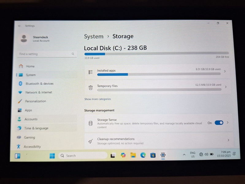 Windows Booted Steam deck Carousel 5