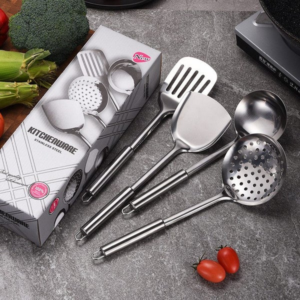 4 Piece Kitchen Utility Set Stainless Steel Carousel 2
