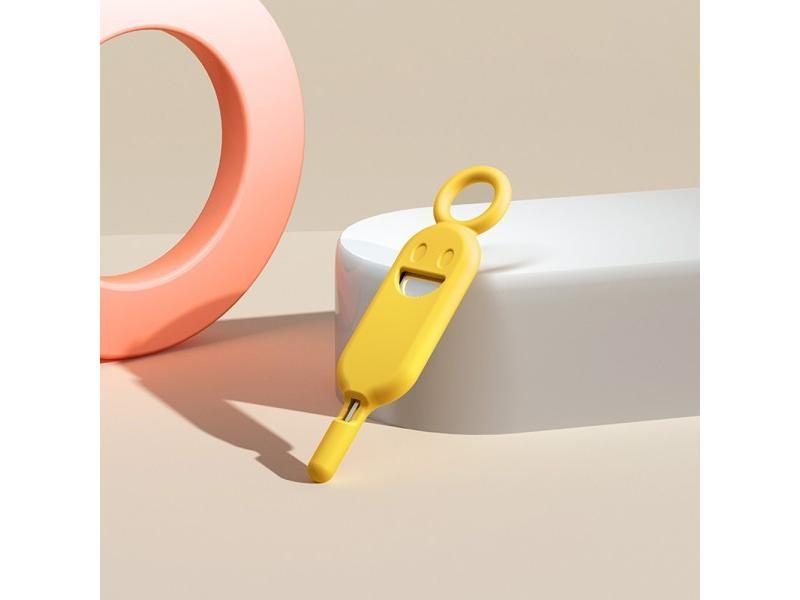 2 IN 1 SIM Card Removal Needle Pin With Protector Holder Anti-Lost Phone SIM Carousel 1