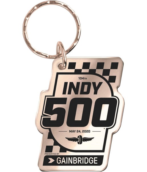 Indy 500 Unisex 2020 Event Key Chain Souvenir, NWT Carousel 1